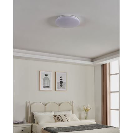 Eglo - LED Badezimmer-Deckenleuchte LED/36W/230V Ø 43 cm IP54 weiß
