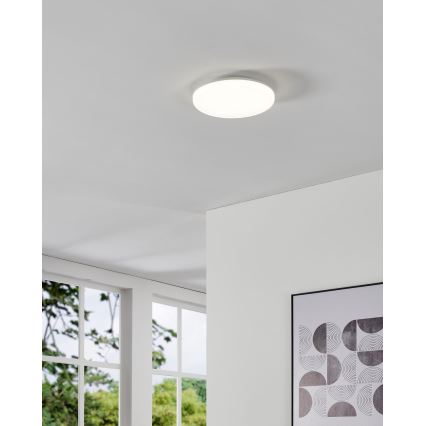 Eglo - LED-Badezimmer-Deckenleuchte mit Bewegungsmelder, LED/20W/230V, 2700/4000/6500K, Ø 31 cm, IP54, weiß