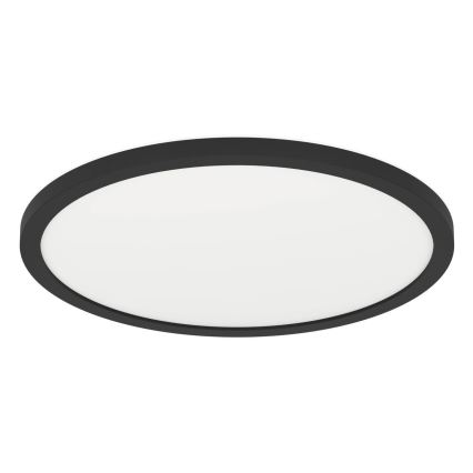 Eglo - LED-Deckenleuchte für Badezimmer, 16,4 W, 230 V, Ø 30 cm, IP54, schwarz