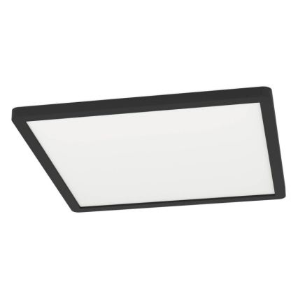 Eglo - LED Badezimmer Deckenleuchte LED/16,4W/230V 29x29 cm IP54 schwarz