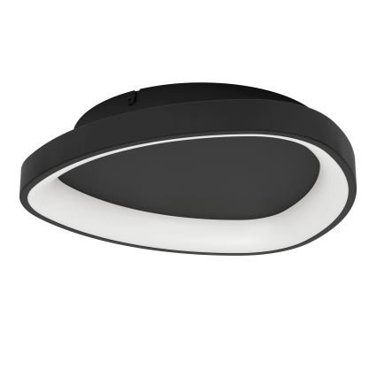 Eglo - Dimmbare LED-Deckenleuchte LED/12W/230V 2700-6500K schwarz + Fernbedienung