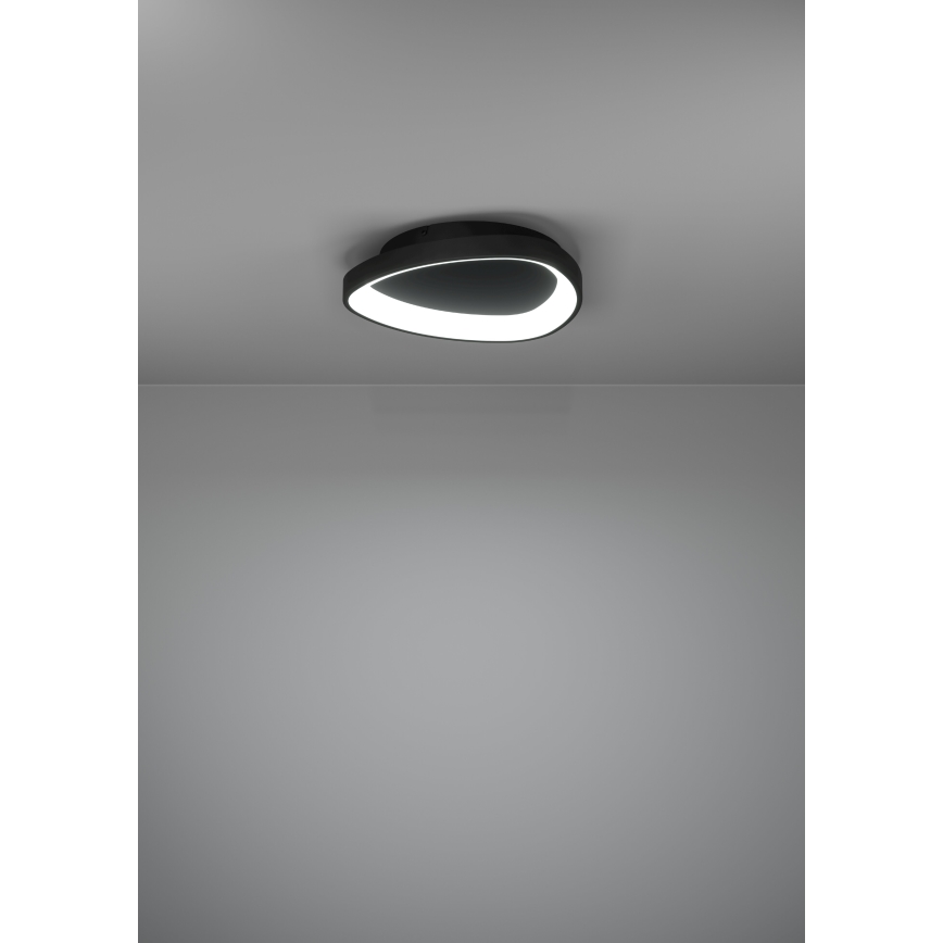 Eglo - Dimmbare LED-Deckenleuchte LED/12W/230V 2700-6500K schwarz + Fernbedienung