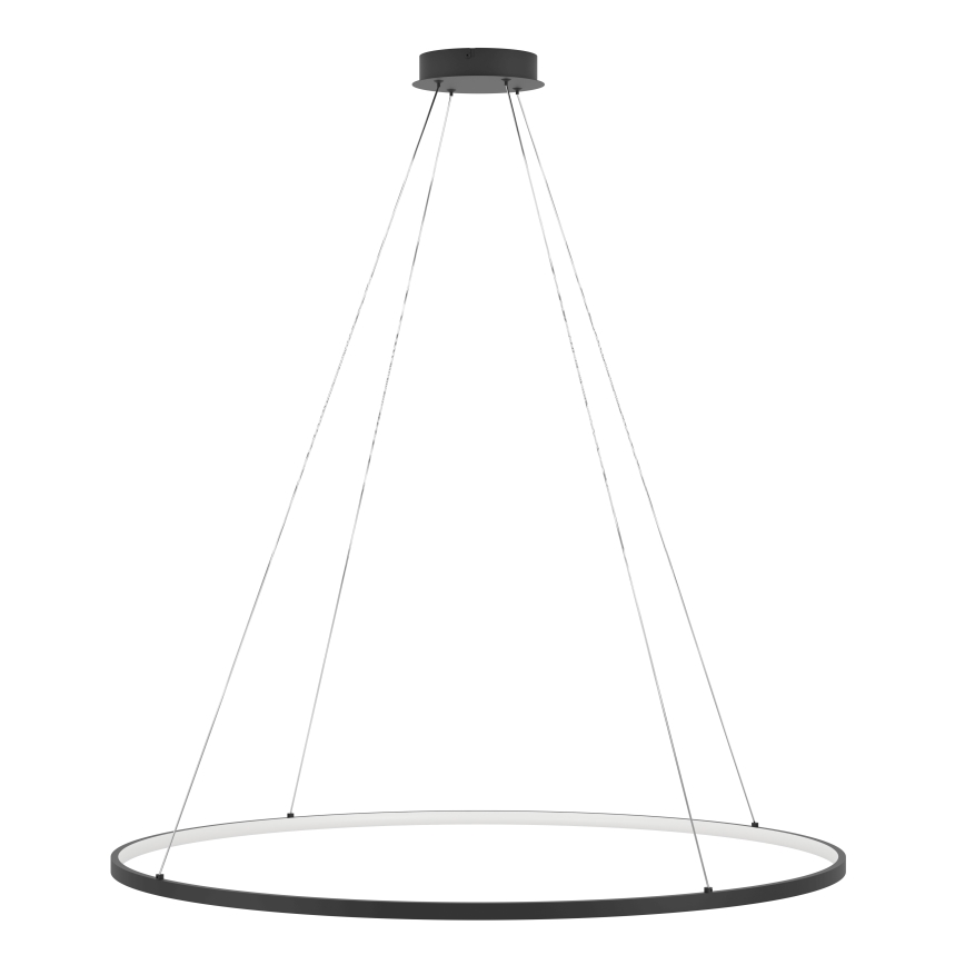 Eglo - Dimmbarer LED-Kronleuchter an Aufhängung LED/40W/230V 2700-6500K schwarz + Fernbedienung