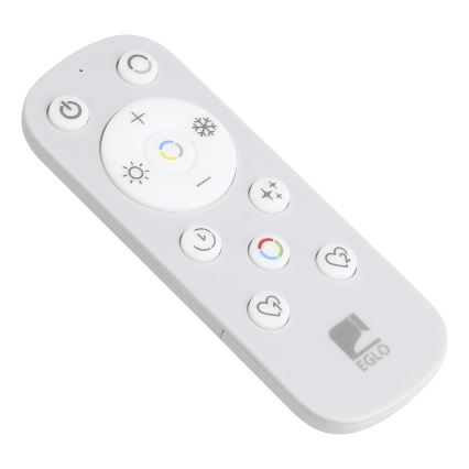 Eglo - Dimmbarer LED-Kronleuchter an Aufhängung LED/40W/230V 2700-6500K schwarz + Fernbedienung