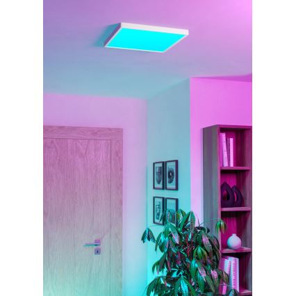 Eglo - LED RGBW dimmbare Badezimmer-Deckenleuchte LED/17,8W/230V 2700-6500K Ø 39,9 cm IP44 weiß
