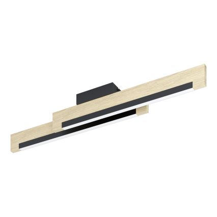 Eglo - Dimmbare LED-Deckenleuchte 2xLED/10W/230V 3000K schwarz/beige