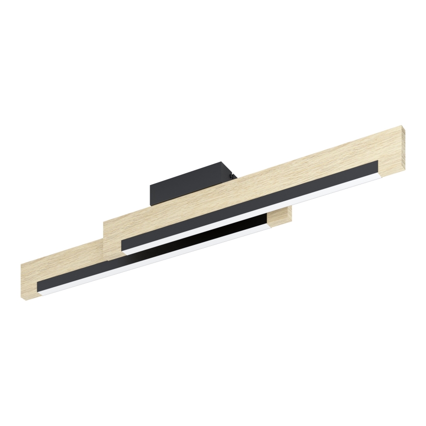 Eglo - Dimmbare LED-Deckenleuchte 2xLED/10W/230V 3000K schwarz/beige