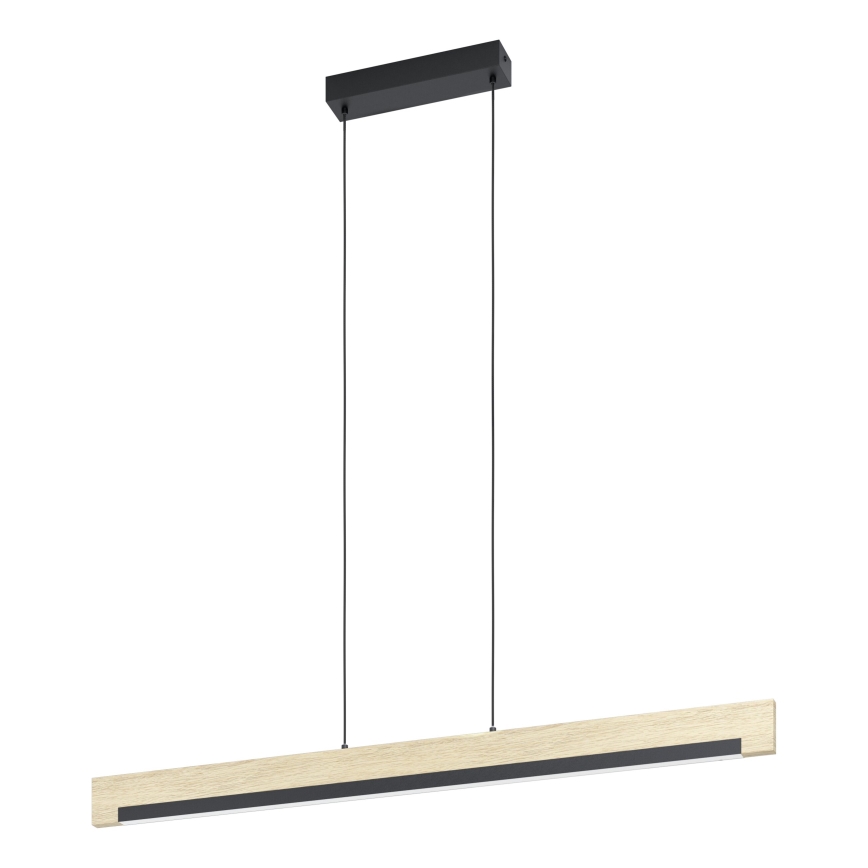 Eglo - Dimmbare LED-Hängeleuchte LED/25,5W/230V 3000K schwarz/beige