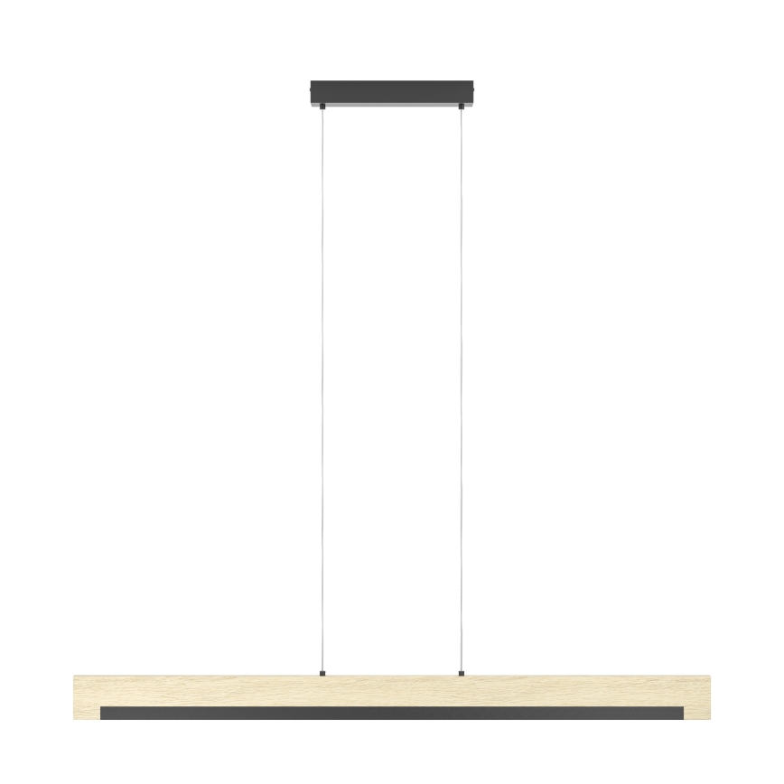 Eglo - Dimmbare LED-Hängeleuchte LED/25,5W/230V 3000K schwarz/beige