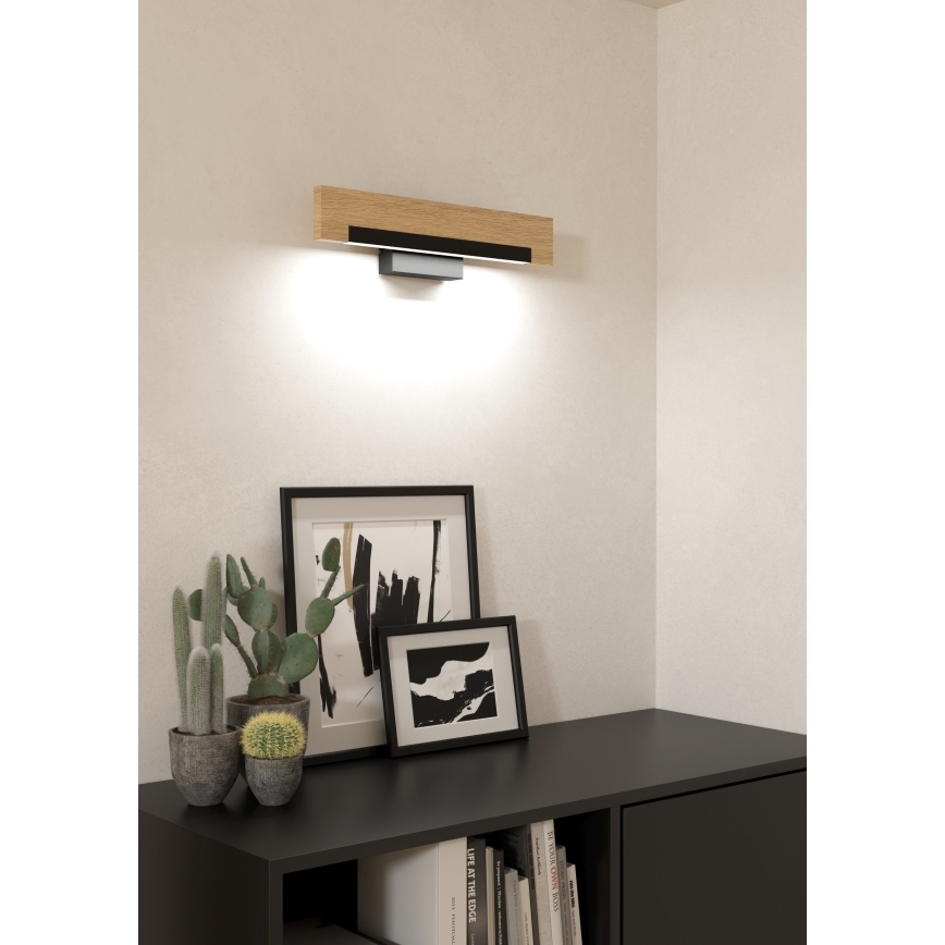 Eglo - LED-Wandleuchte LED/9,6W/230V 3000K schwarz/beige