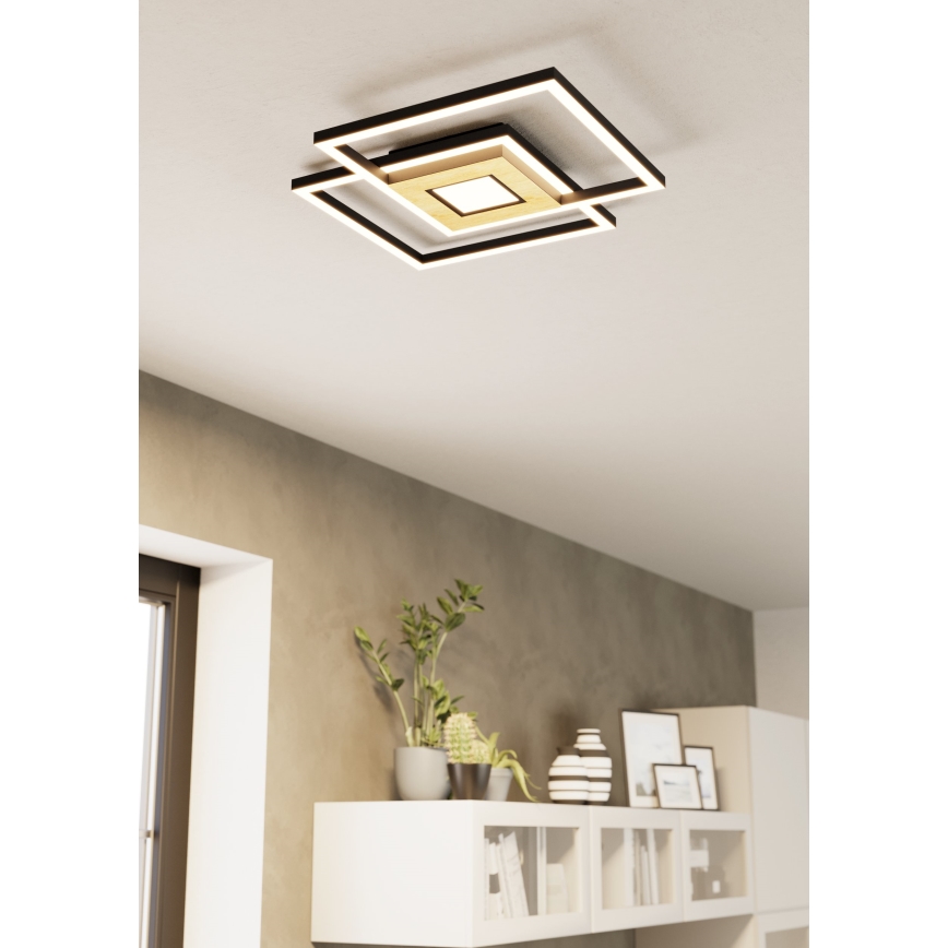 Eglo - Dimmbare LED-Deckenleuchte 2xLED/17W/230V +1xLED/4,2W 2700-6500K + Fernbedienung