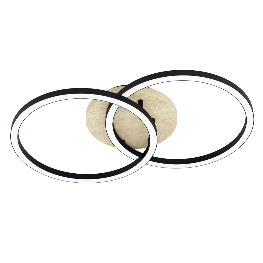 Eglo - Dimmbare LED-Deckenleuchte 2xLED/16W/230V 2700-6500K beige/schwarz ZigBee