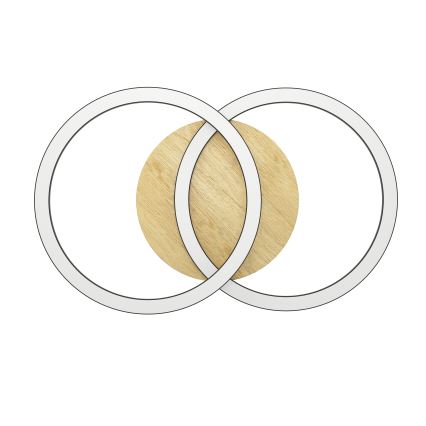 Eglo - Dimmbare LED-Deckenleuchte 2xLED/16W/230V 2700-6500K beige/schwarz ZigBee