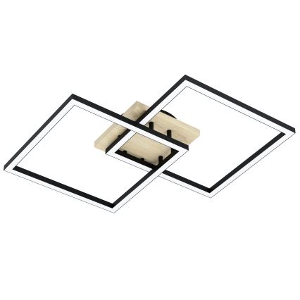 Eglo - Dimmbare LED-Anbauleuchte 4xLED/32W/230V 2700-6500K braun/schwarz
