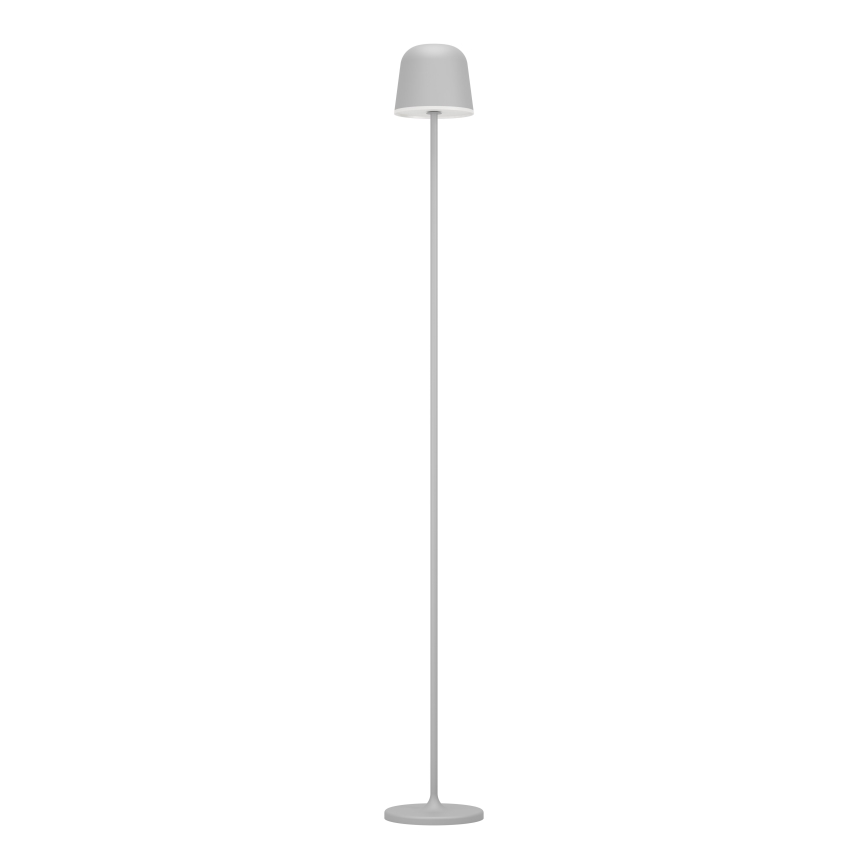 Eglo - Dimm- und aufladbare LED-Outdoor-Stehleuchte LED/4,3W/5V 2400/3000/4000K IP54 grau
