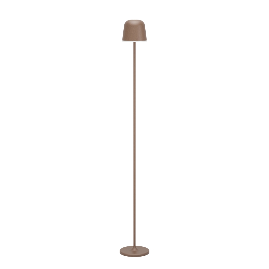 Eglo - Dimm- und aufladbare LED-Outdoor-Stehleuchte LED/4,3W/230V 2400/3000/4000K IP54 braun