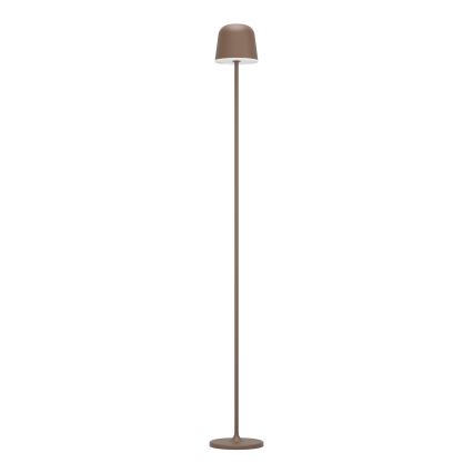 Eglo - Dimm- und aufladbare LED-Outdoor-Stehleuchte LED/4,3W/230V 2400/3000/4000K IP54 braun