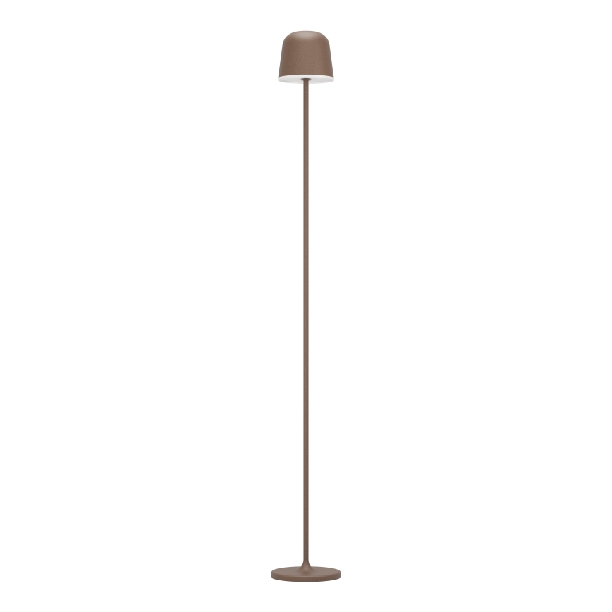 Eglo - Dimm- und aufladbare LED-Outdoor-Stehleuchte LED/4,3W/230V 2400/3000/4000K IP54 braun