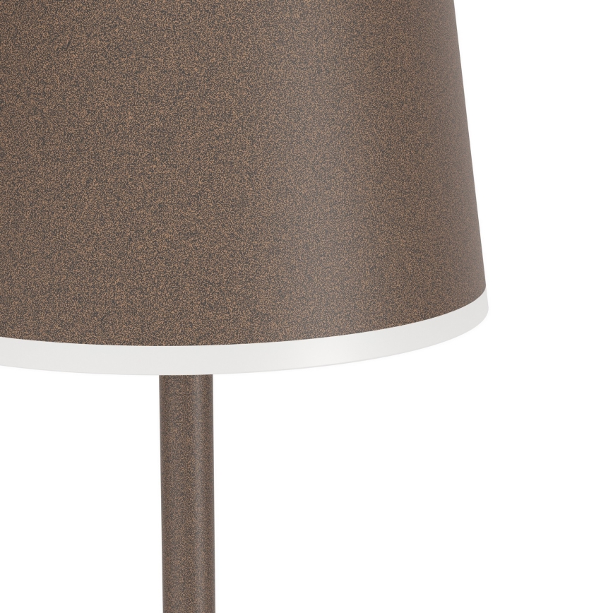 Eglo - Dimm- und aufladbare LED-Outdoor-Stehleuchte LED/4,3W/230V 2400/3000/4000K IP54 braun