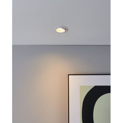 Eglo - SET 3x LED-Einbauleuchte 1xGU10/4W/230V weiß