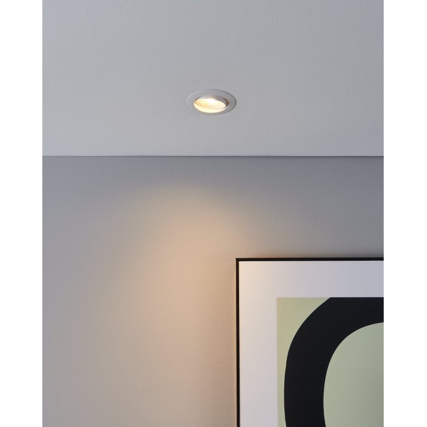 Eglo - SET 3x LED-Einbauleuchte 1xGU10/4W/230V weiß