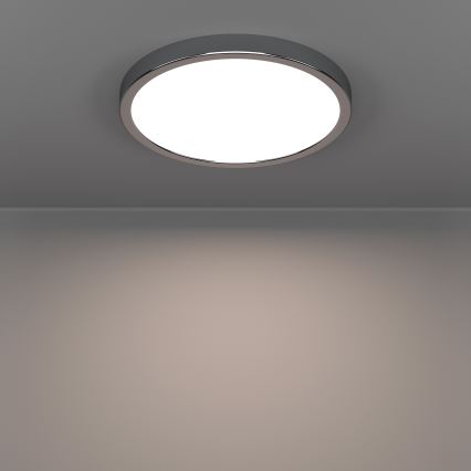Eglo - LED-Badezimmer-Deckenleuchte LED/14,2W/230V 2700/4000/6500K Ø 27,8 cm IP44 glänzendes Chrom
