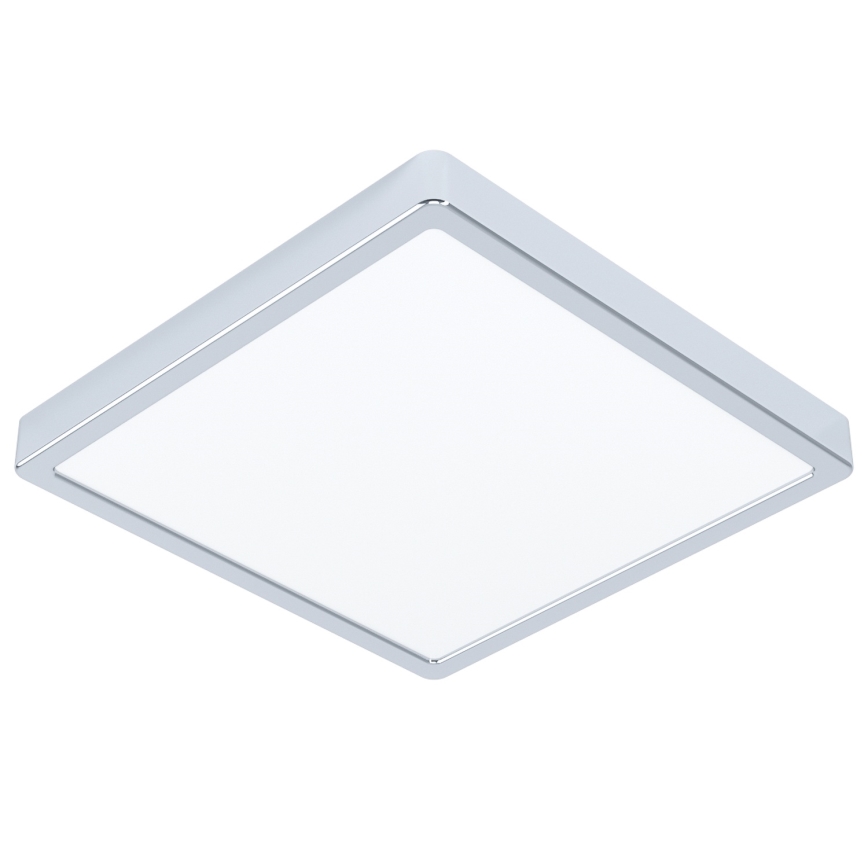 Eglo - LED-Badezimmer-Deckenleuchte LED/13W/230V 2700/4000/6500K 29x29 cm IP44 glänzender Chrom