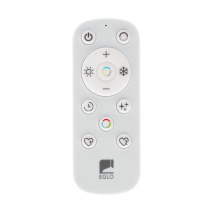 Eglo - LED-dimmbare Deckenleuchte 2xLED/20W/230V 2700-6500K Ø 48 cm schwarz + Fernbedienung