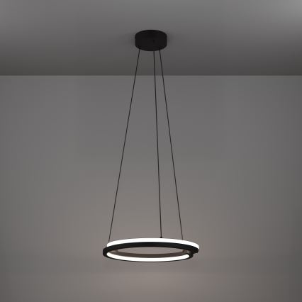 Eglo - Dimmbare LED-Hängeleuchte an Kabel 2xLED/20W/230V 2700-6500K pr. 48 cm schwarz + Fernbedienung
