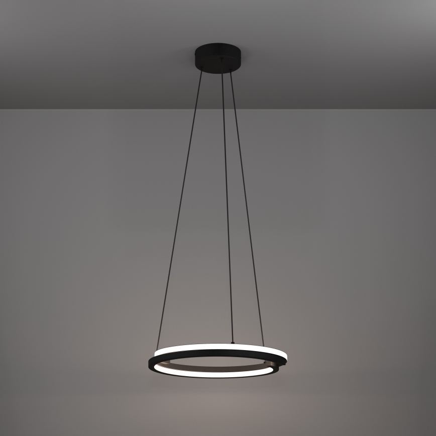 Eglo - Dimmbare LED-Hängeleuchte an Kabel 2xLED/20W/230V 2700-6500K pr. 48 cm schwarz + Fernbedienung