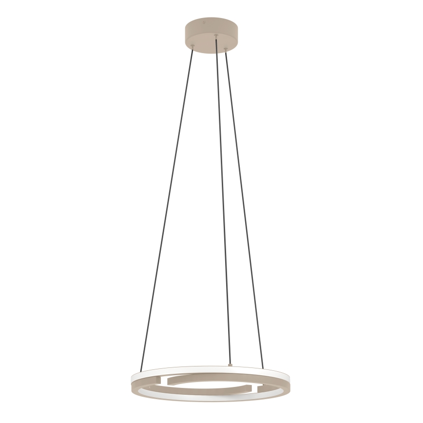 Eglo - LED dimmbare Pendelleuchte an Kabel 2xLED/20W/230V 2700-6500K Durchmesser 48 cm beige + Fernbedienung