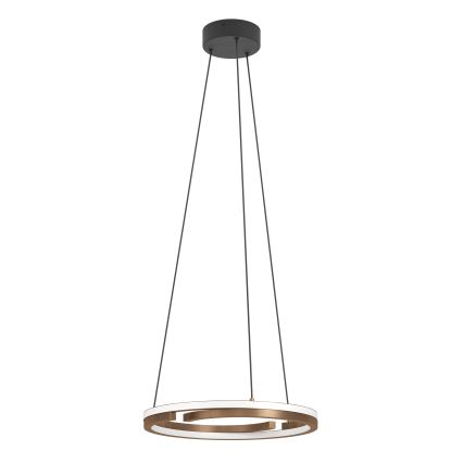 Eglo - Dimmbare LED-Hängeleuchte mit Kabelaufhängung 2xLED/20W/230V 2700-6500K Ø 48 cm Bronze + Fernbedienung