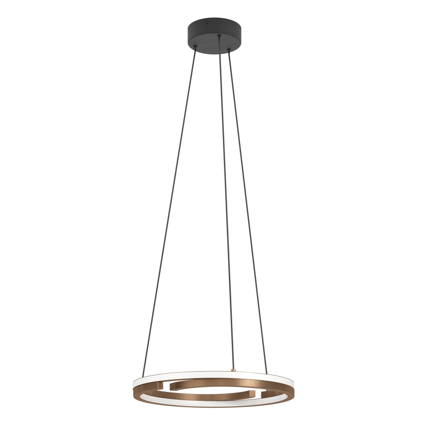 Eglo - Dimmbare LED-Hängeleuchte mit Kabelaufhängung 2xLED/20W/230V 2700-6500K Ø 48 cm Bronze + Fernbedienung