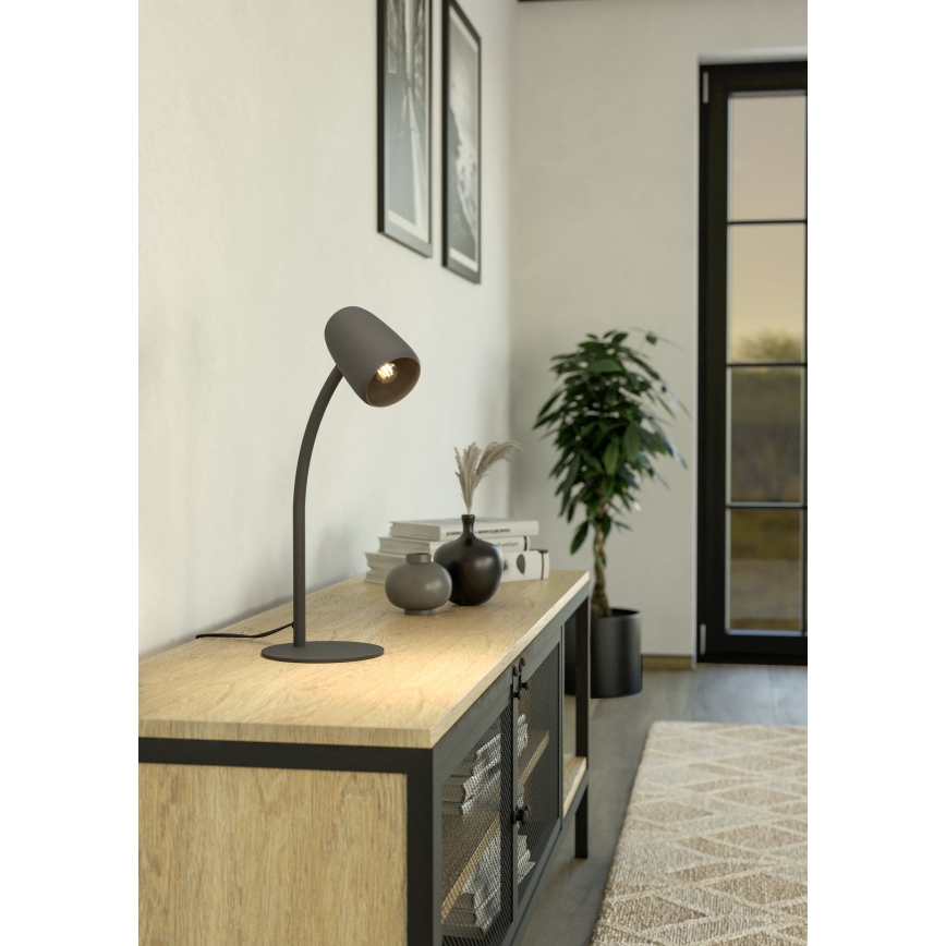 Eglo - Tischleuchte 1xE14/18W/230V schwarz