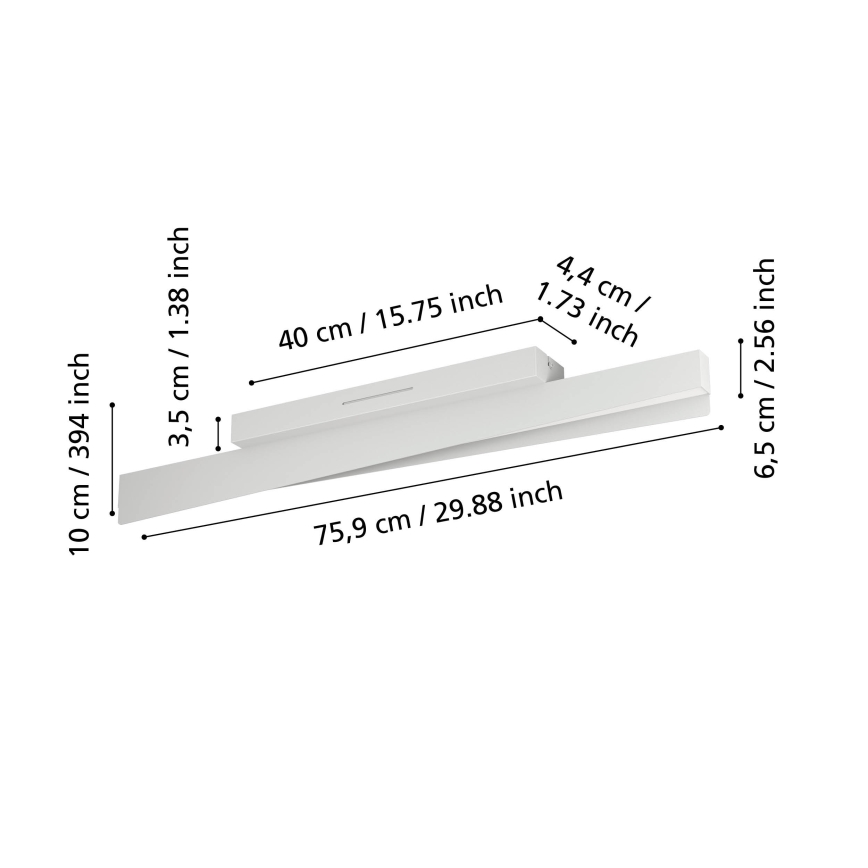 Eglo - LED RGBW dimmbare Deckenleuchte LED/13W/230V 2700-6500K grau