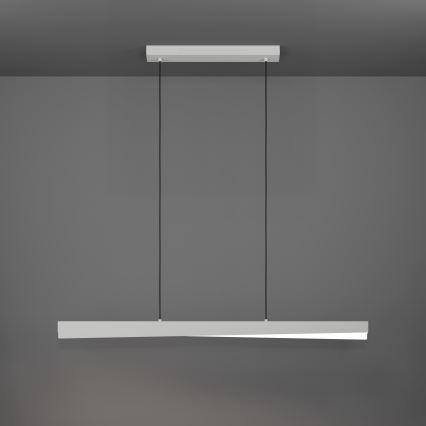Eglo - LED RGBW dimmbare Pendelleuchte mit Seilaufhängung LED/19W/230V 2700-6500K grau