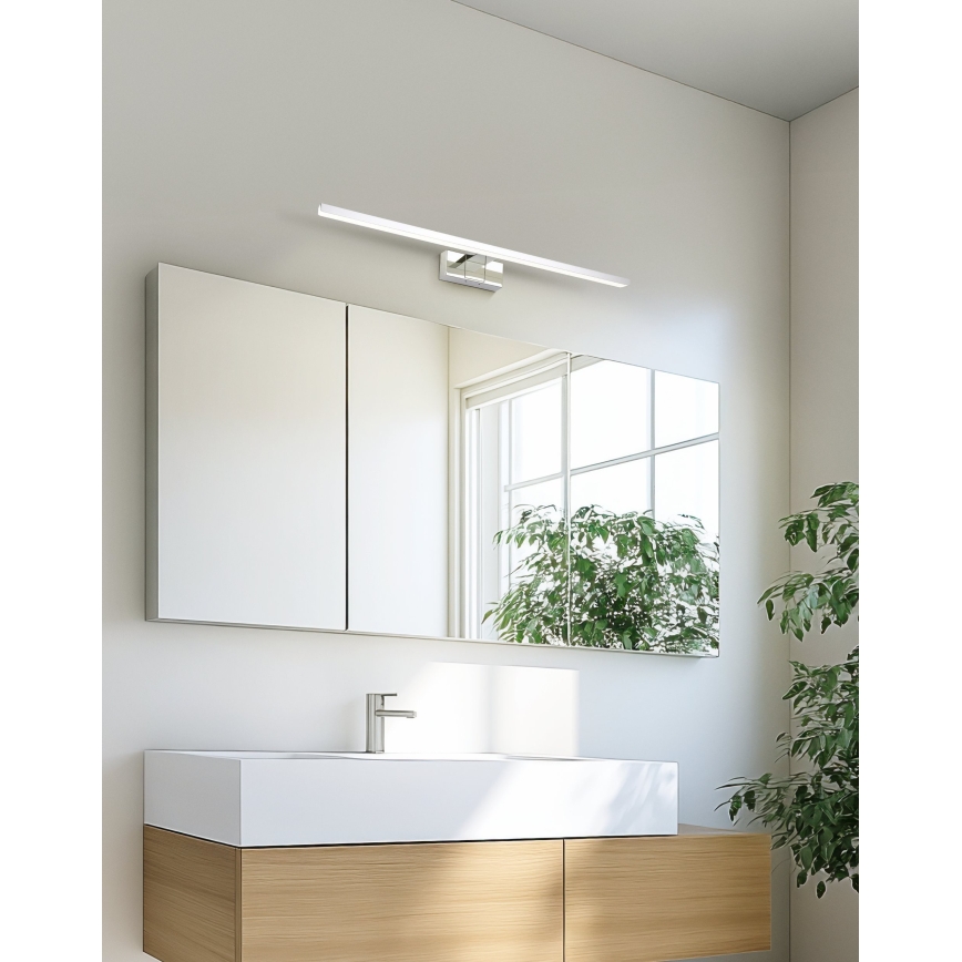 Eglo - LED-Badspiegelleuchte LED/10W/230V 3000/4000/6500K 60 cm IP44 glänzender Chrom