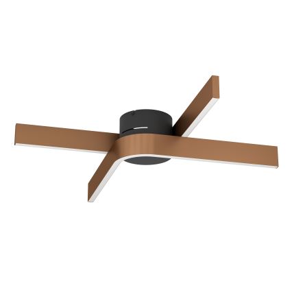 Eglo - LED RGBW dimmbare Deckenleuchte 2xLED/18W/230V kupfer/schwarz