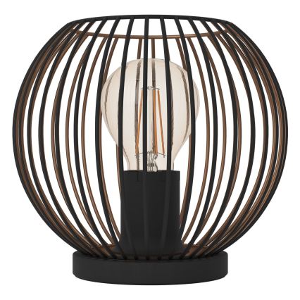Eglo - Tischlampe 1xE27/60W/230V schwarz