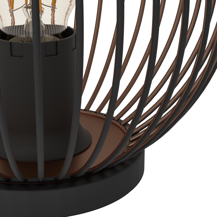 Eglo - Tischlampe 1xE27/60W/230V schwarz
