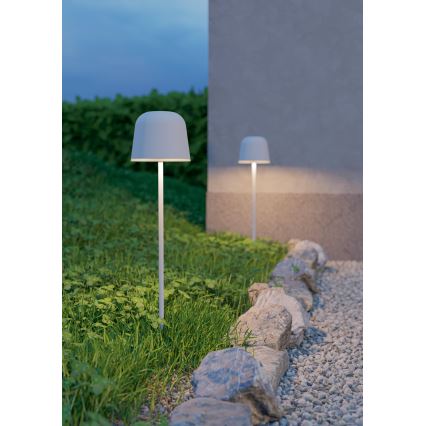 Eglo - LED-dimmbare Outdoor-Tischlampe mit Touch, wiederaufladbar, LED/1,8W/5V 2500/3000/4000K 2500 mAh IP54 grau