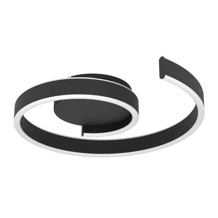 Eglo - LED RGBW dimmbare Deckenleuchte LED/37W/230V 3000-6500K schwarz