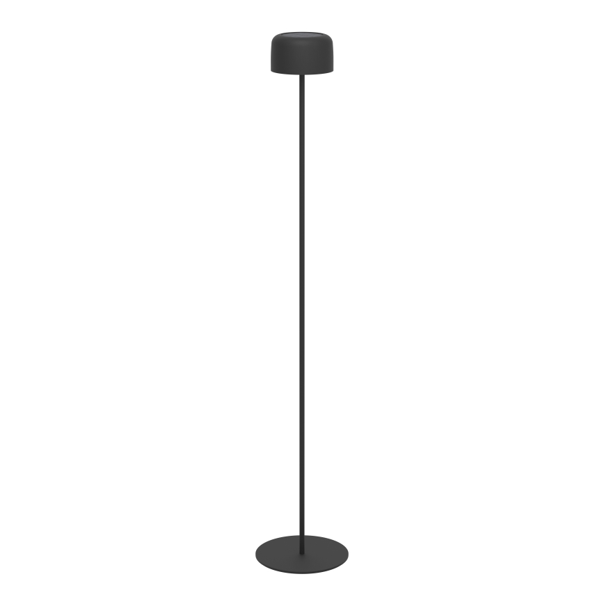 Eglo - LED-Solar-Ladestehlampe mit Touchfunktion, LED/2,8W/3,7V 1800 mAh IP44 schwarz