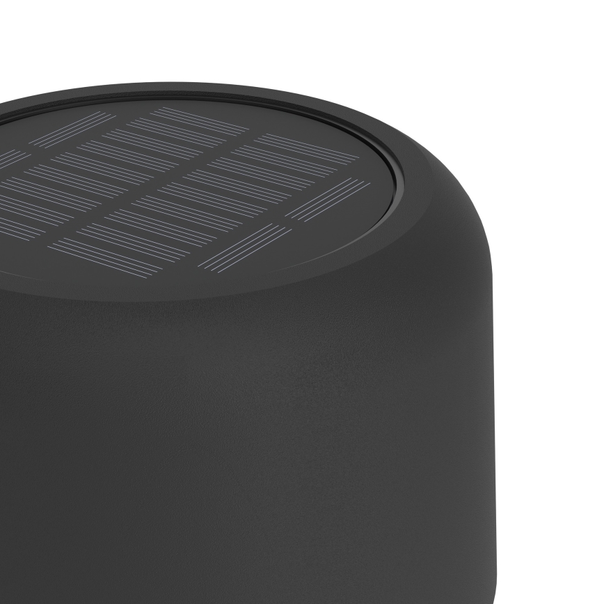 Eglo - LED-Solar-Ladestehlampe mit Touchfunktion, LED/2,8W/3,7V 1800 mAh IP44 schwarz