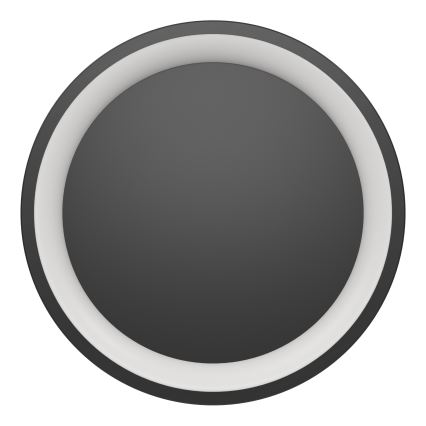 Eglo - LED RGBW dimmbare Deckenleuchte LED/19,6W/230V 2700-6500K Ø 35 cm schwarz