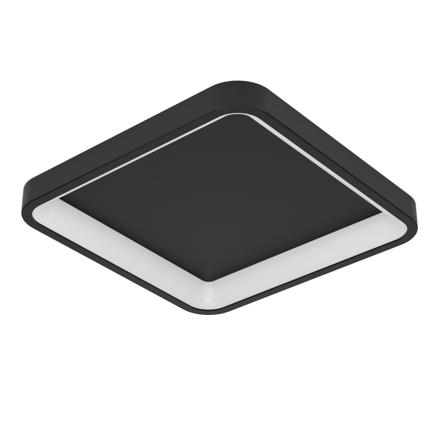 Eglo - LED RGBW dimmbare Deckenleuchte LED/20W/230V 2700-6500K 35x35 cm schwarz