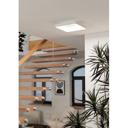 Eglo - LED RGBW dimmbare Deckenleuchte LED/20W/230V 2700-6500K 35x35 cm weiß