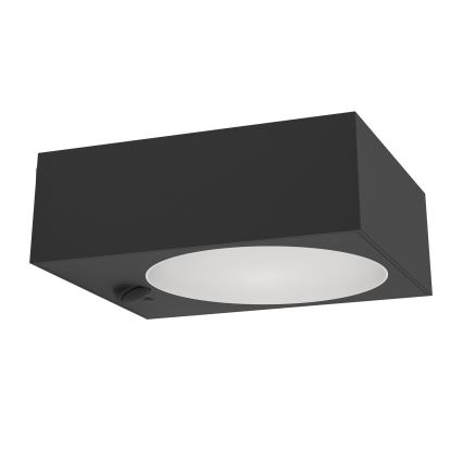 Eglo - LED-Solarleuchte mit Sensor LED/6,5W/3,7V 2000 mAh schwarz