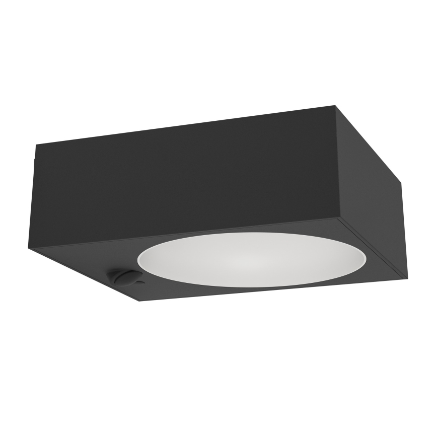 Eglo - LED-Solarleuchte mit Sensor LED/6,5W/3,7V 2000 mAh schwarz