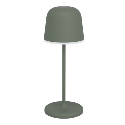 Eglo - Dimmbare, wiederaufladbare LED-Outdoor-Tischlampe mit Touch-Steuerung, 1,8W/5V, 2500/3000/4000K, 2500 mAh, IP54, grün